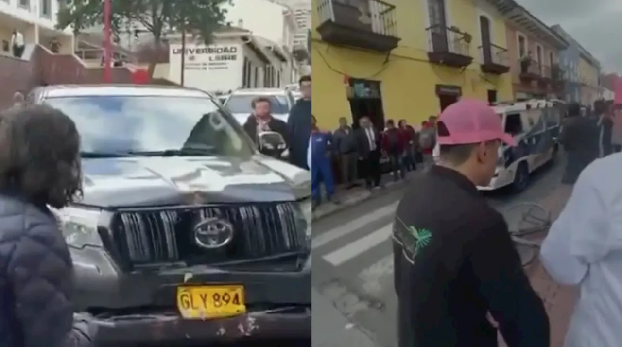 Camioneta que atropelló a ciclista en Bogotá es de congresista del Centro Democrático