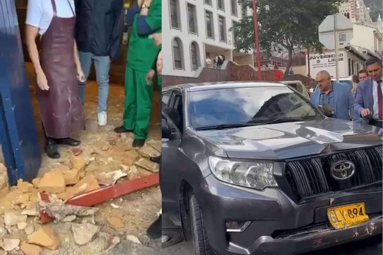 Camioneta de congresista del Centro Democrático atropelló a peatón y destruyó local