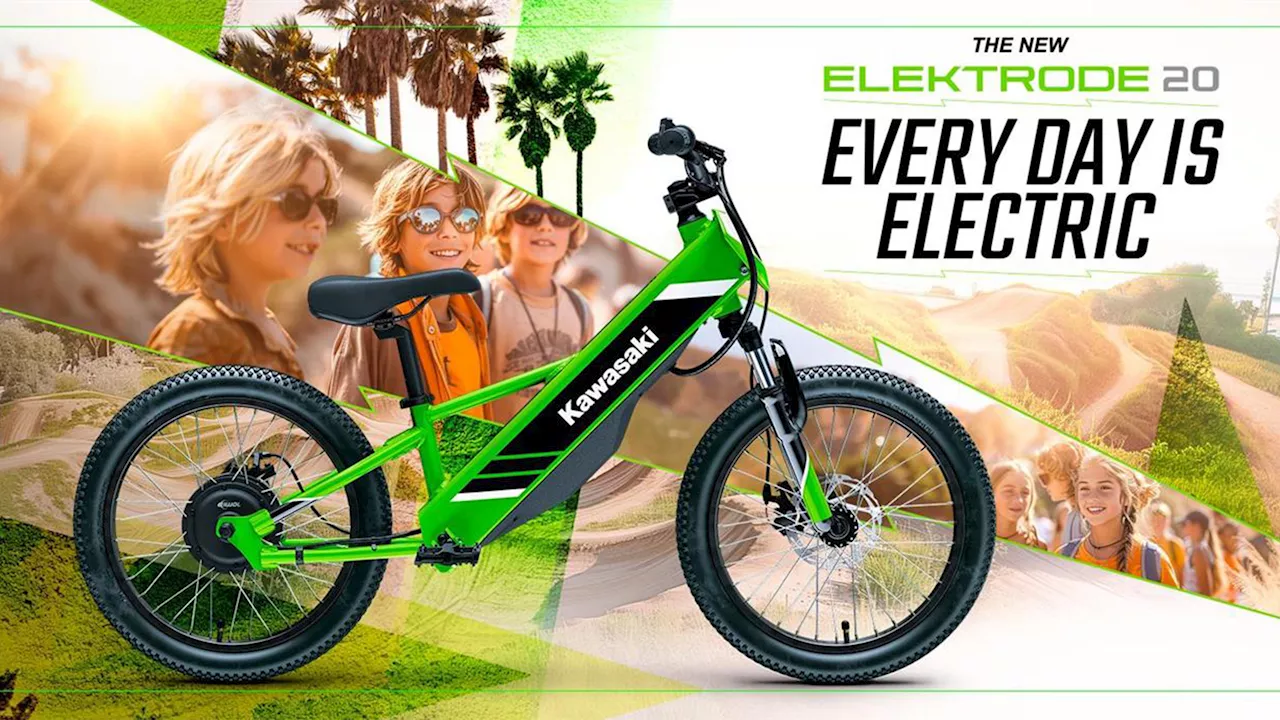 Kawasaki’s New Elektrode 20 Is A $2,199 Electric Bike For Kids