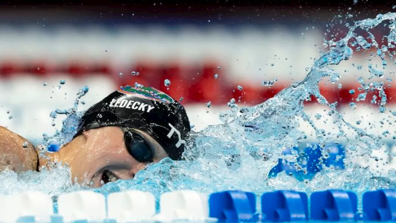 Ledecky continues domination of 1,500m freestyle at US trials