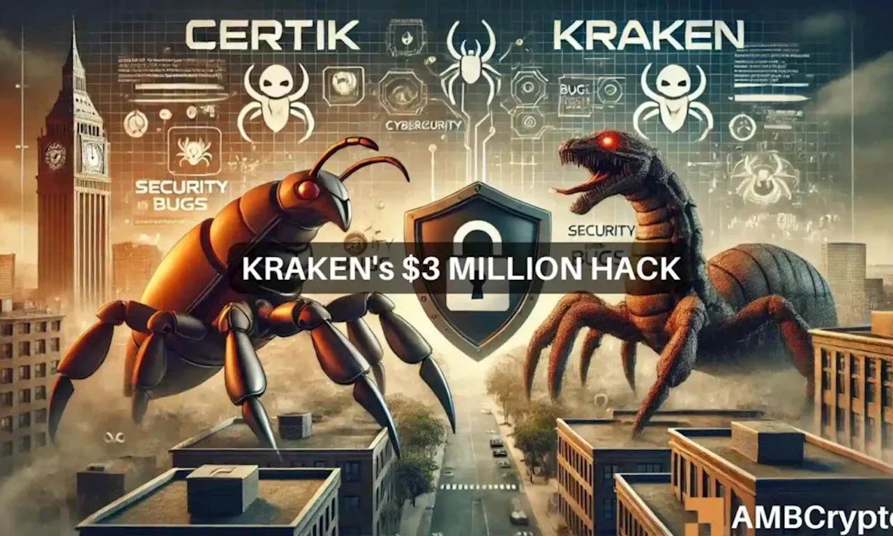 Kraken exchange’s $3 million theft leaves CertiK feeling ‘threatened’