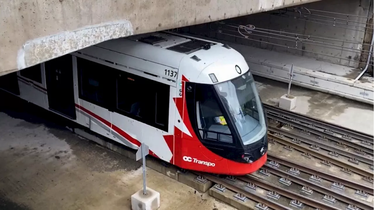 O-Train running at reduced speeds during hot and humid weather