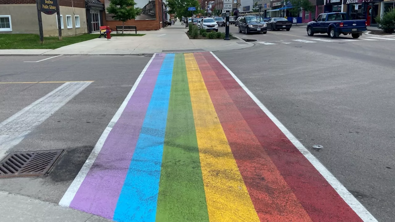 Renfrew, Ont. installs first rainbow pride crosswalk