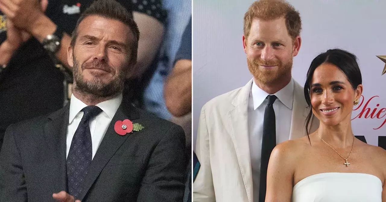 Inside Meghan's 'plot' for Harry to snub David Beckham after royal wedding