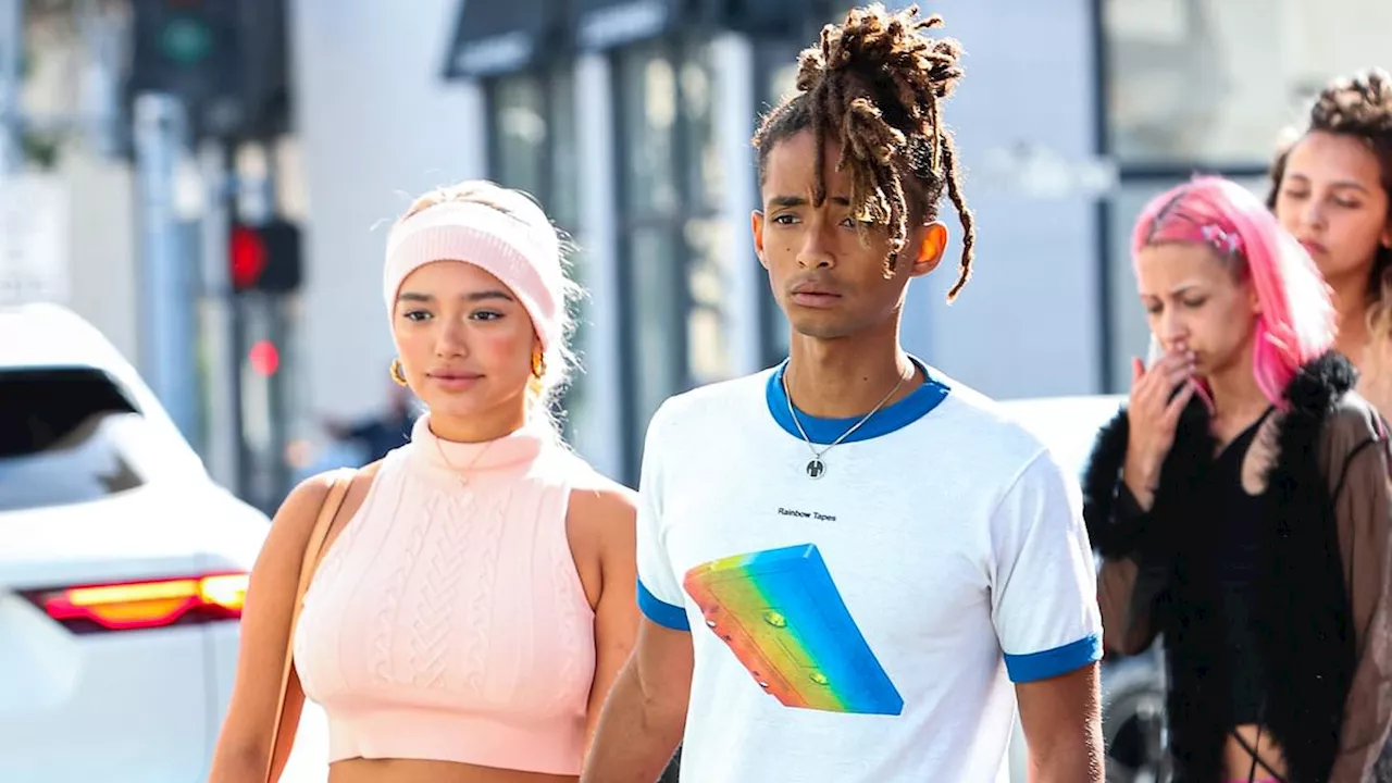 Tvshowbiz: Jaden Smith packs on PDA with stunning girlfriend Sab Zada ...