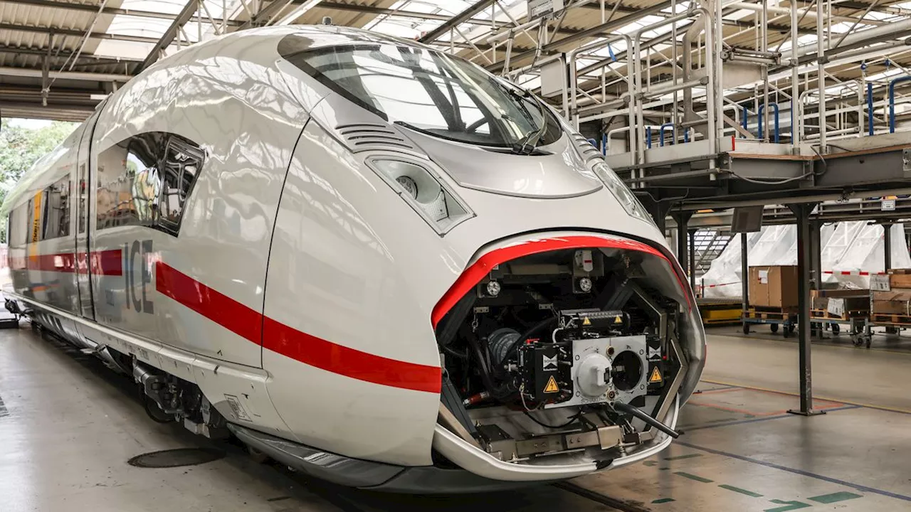 Deutsche Bahn: Siemens stoppt Auslieferung von ICE-Zügen wegen Baumängeln