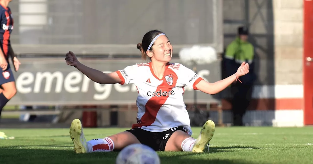 Quién es la futbolista japonesa de River que metió un doblete ante San Lorenzo