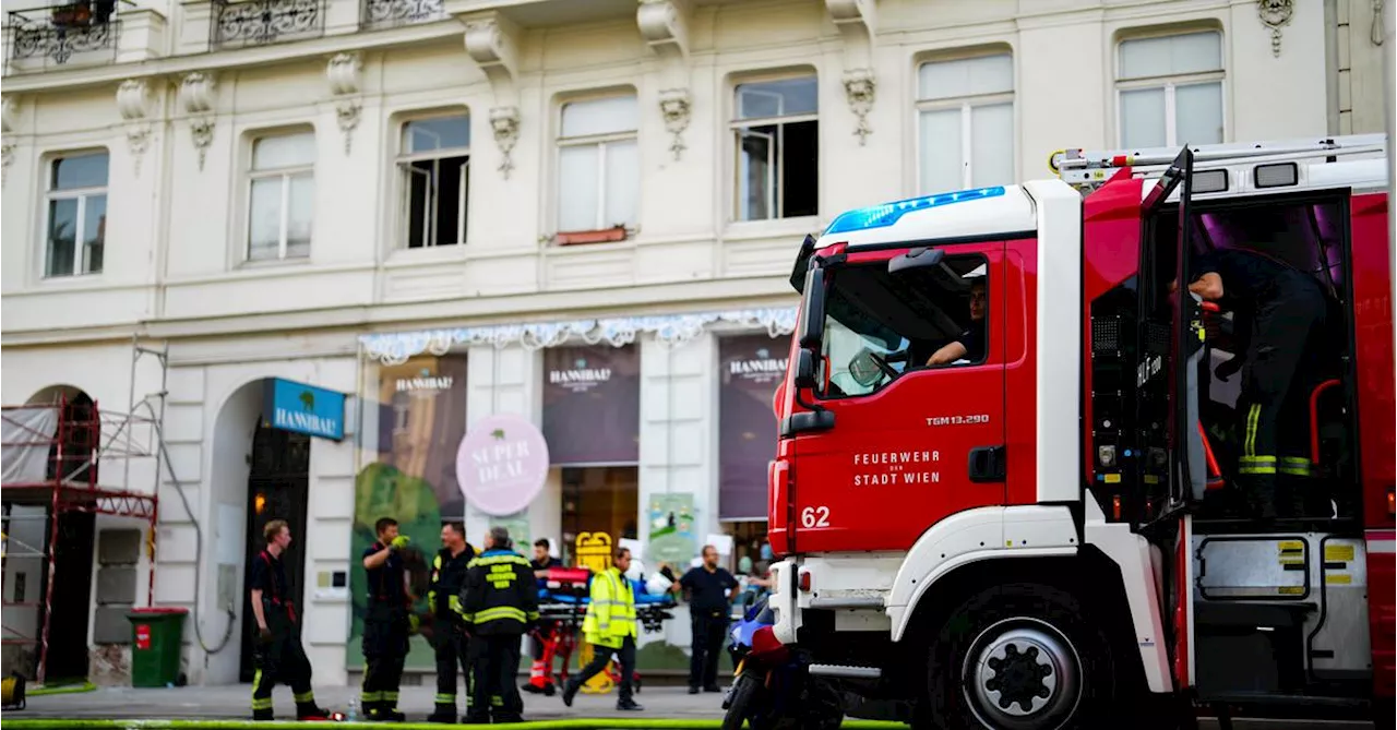 Ein Schwerverletzter bei Brand in Wien Mariahilf