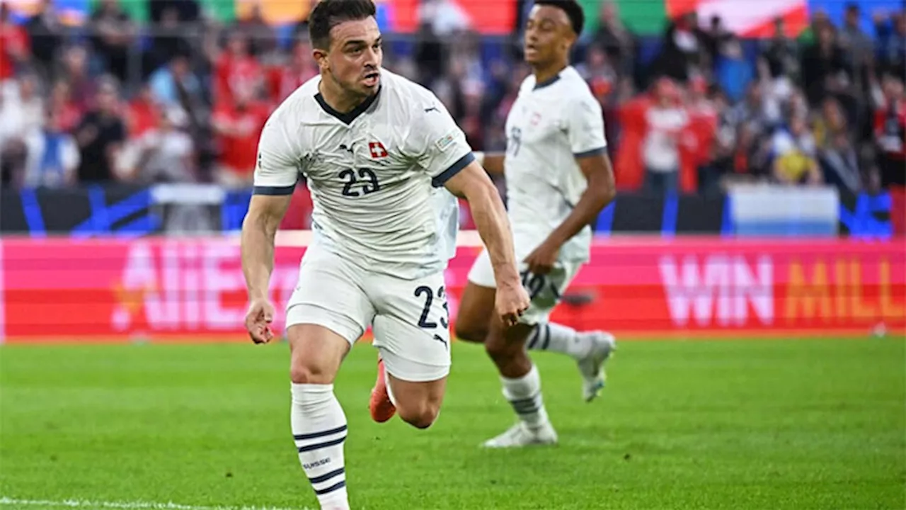 Shaqiri stunner moves Swiss to verge of Euro last 16 after Scotland draw