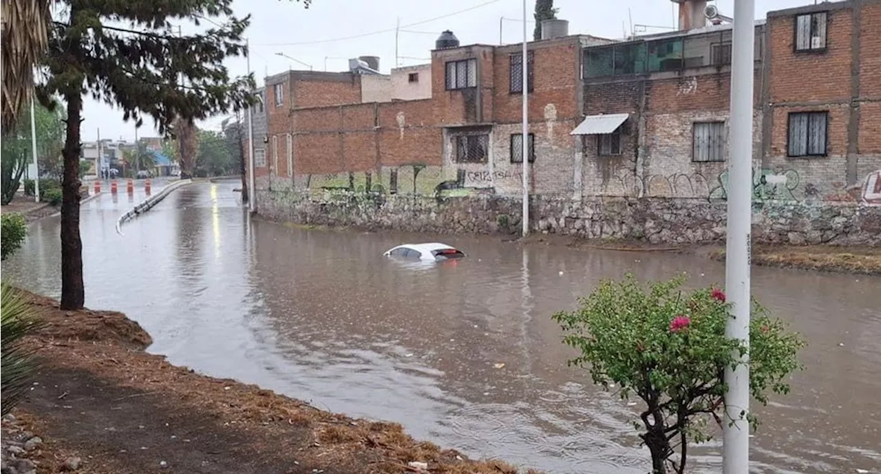 “Alberto” llega a San Luis Potosí; reportan intensas lluvias en gran parte del estado