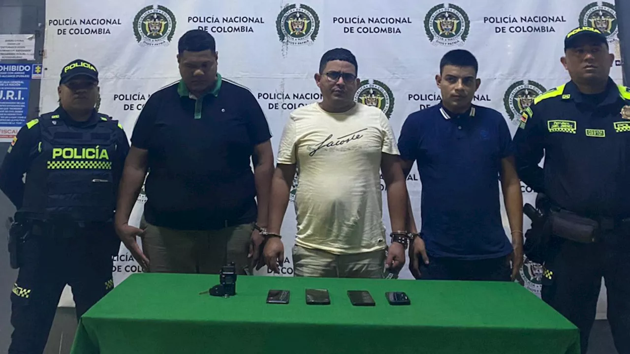 Policía captura a 3 sujetos por hurtos a vehículos en norte de Barranquilla