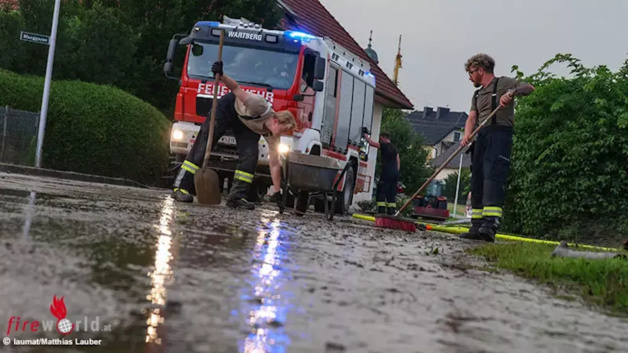 Oö: Gewitter am 20. Juni 2024 sorgte nur lokal für einige Einsätze der Feuerwehren