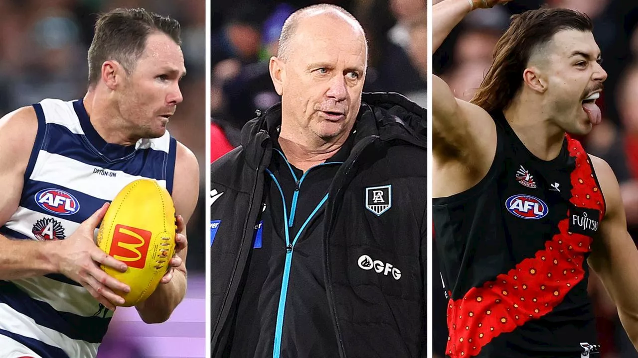 Cats’ huge ins amid ruck gamble; Port swing axe, Bombers’ big returns: AFL Teams