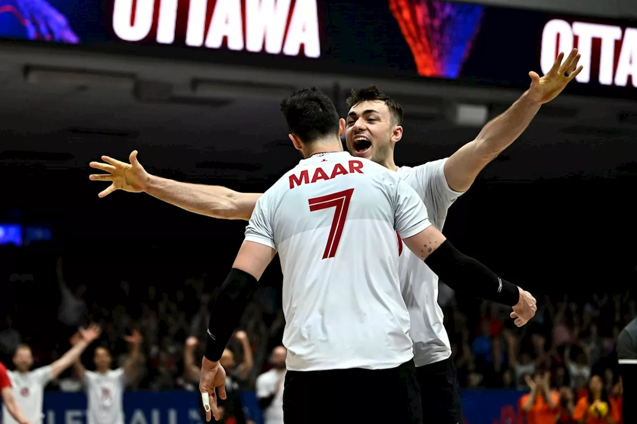 Canada thumps Germany 3-0 in men’s Volleyball Nations League action