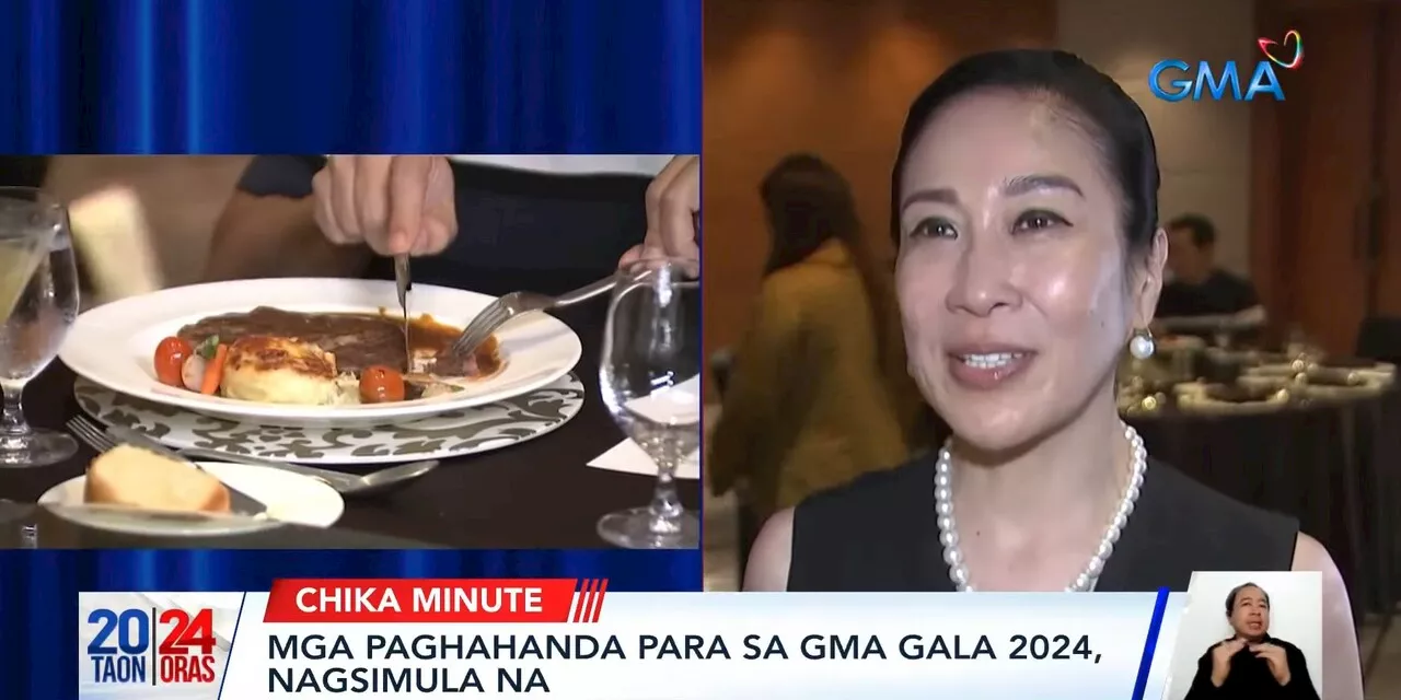 Food tasting, venue preparations done ahead of GMA Gala 2024