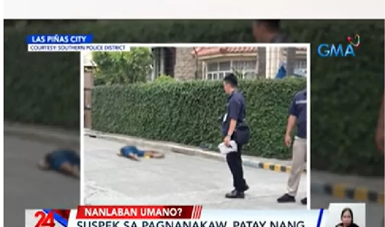 Suspek sa pagnanakaw, patay nang manlaban umano sa mga pulis sa Las Piñas