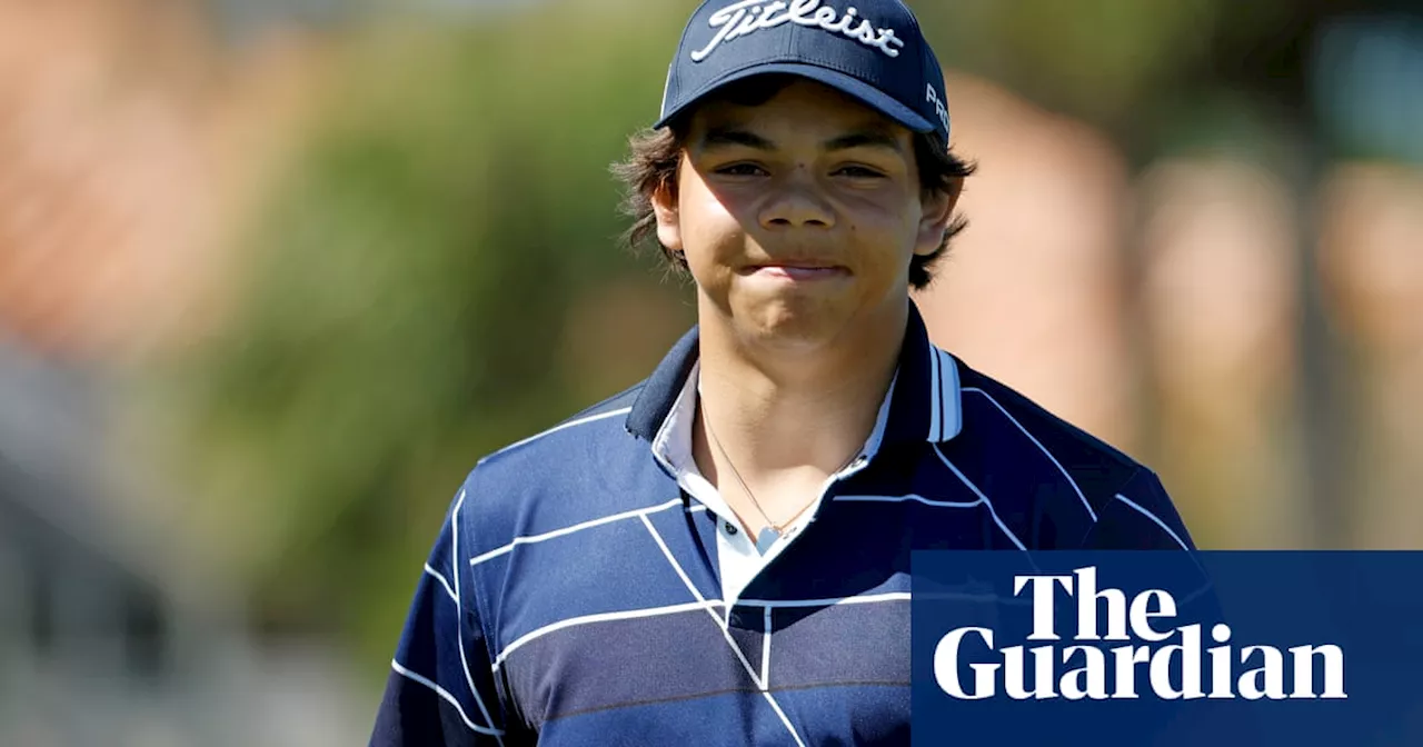 Charlie Woods, son of Tiger, qualifies top for US Junior Amateur at Oakland Hills