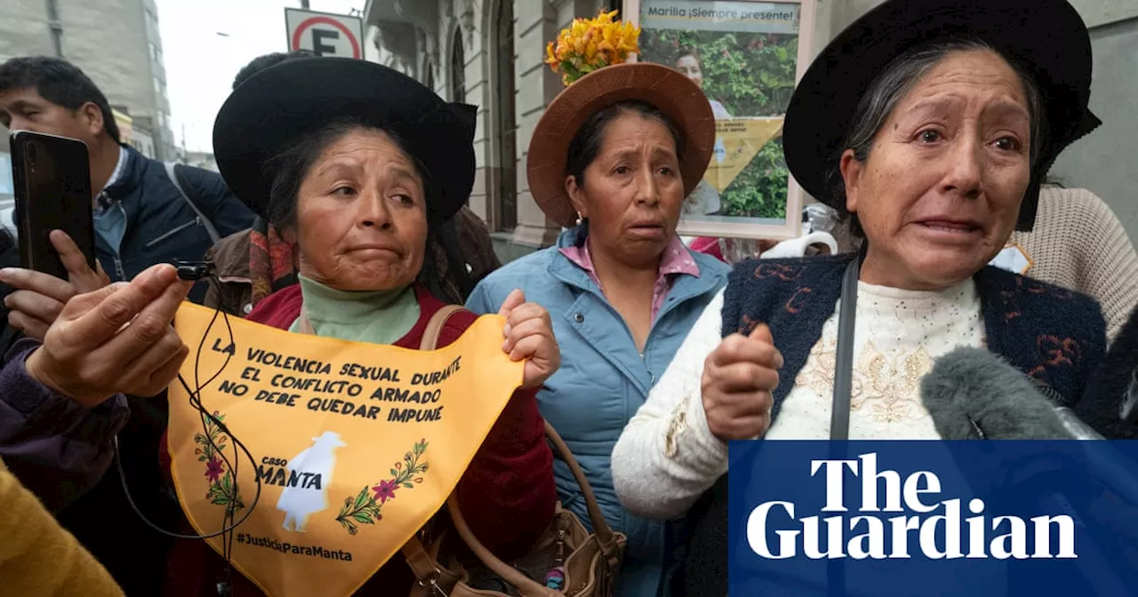 Peruvian soldiers found guilty of rapes committed during civil war in historic verdict