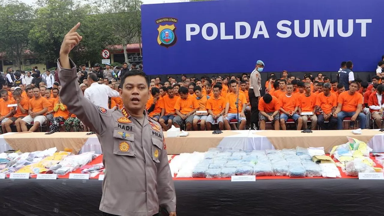 North Sumatra Police Say 15 DPO Police Have Been Legally Processed for Theft and Drug Cases