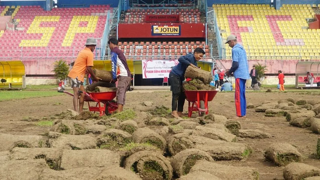 Semen Padang FC renovates the Haji Agus Salim Stadium to meet League 1 standards