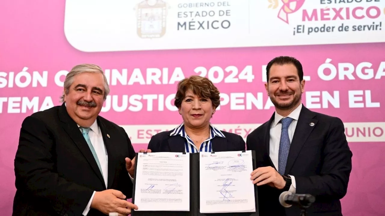 Delfina Gómez Álvarez fortalece el sistema de justicia penal en el Estado de México