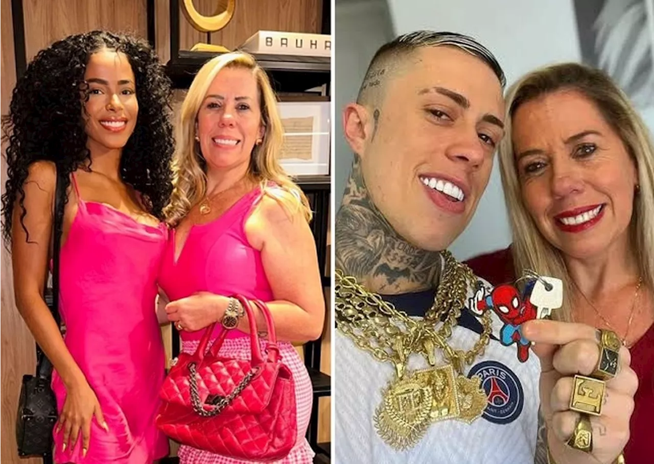 Mãe de MC Daniel posa com a nova nora, Lorena Maria: 'Combinadinhas'