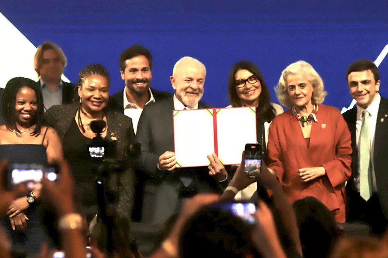 Lula inaugura estúdios no Rio em evento que teve Fernanda Montenegro defendendo regulação do streaming