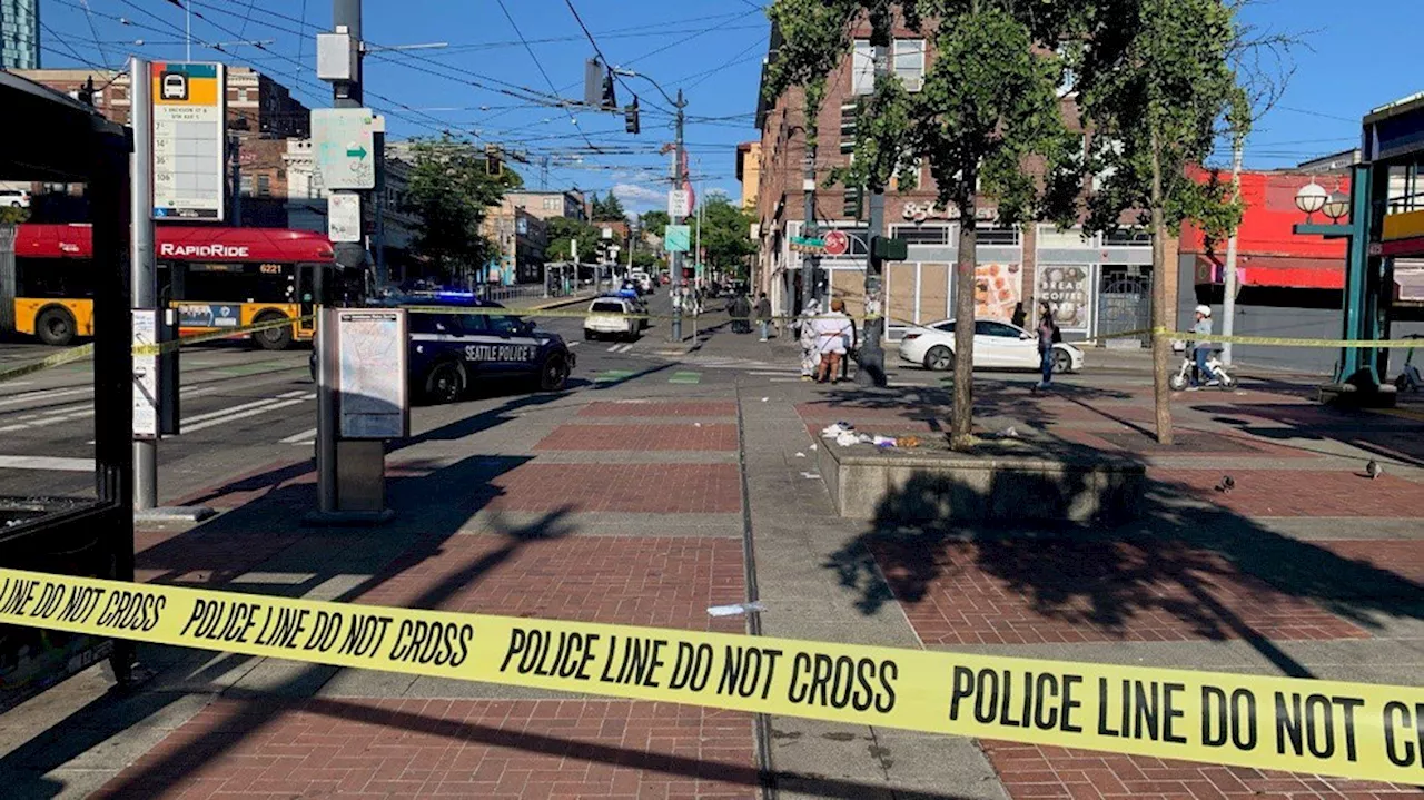 Police arrest man and woman after stabbing in Seattle's Chinatown-International District