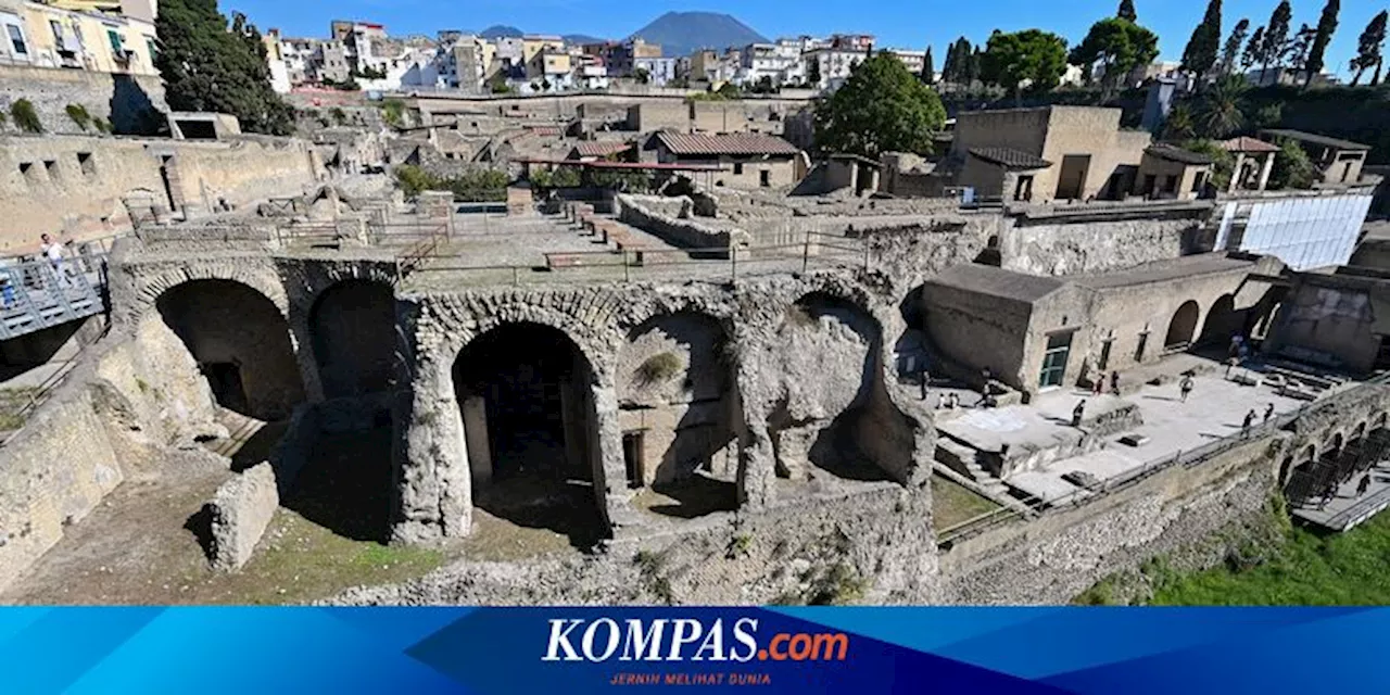 Pantai Kuno yang Hancur akibat Letusan Gunung Vesuvius 2.000 Tahun Lalu Dibuka Kembali