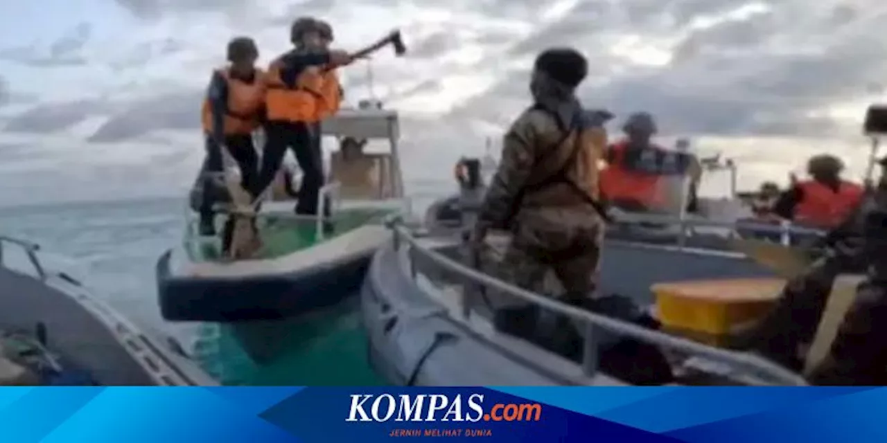 Penjaga Pantai China Bawa Pedang dan Tombak, Tentara Filipina Hanya Bermodal Tangan Kosong