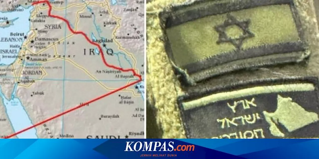 Tentara Israel Dikecam, Pakai Emblem 'Greater Israel' yang Caplok Wilayah Palestina dan Arab Saudi