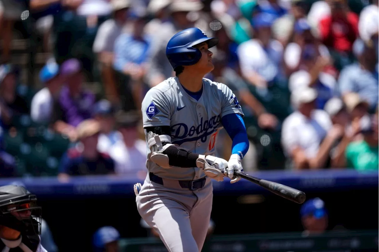 Shohei Ohtani sets the tone in Dodgers’ win at Colorado