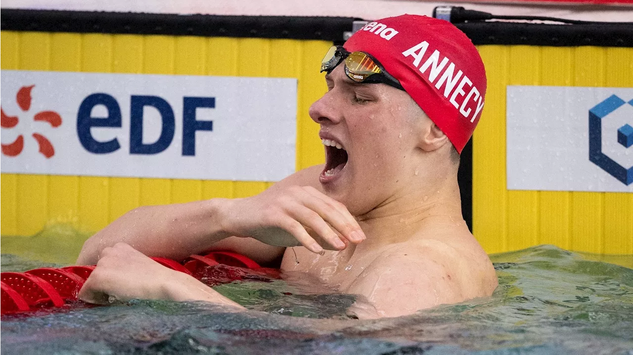 Natation : blessé après sa célébration, la Fédération confiante dans la participation de Fente-Damers aux JO