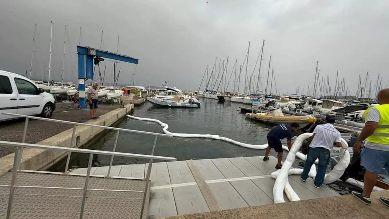 Une pollution non identifiée a été découverte dans le port de la Licorne à La Ciotat