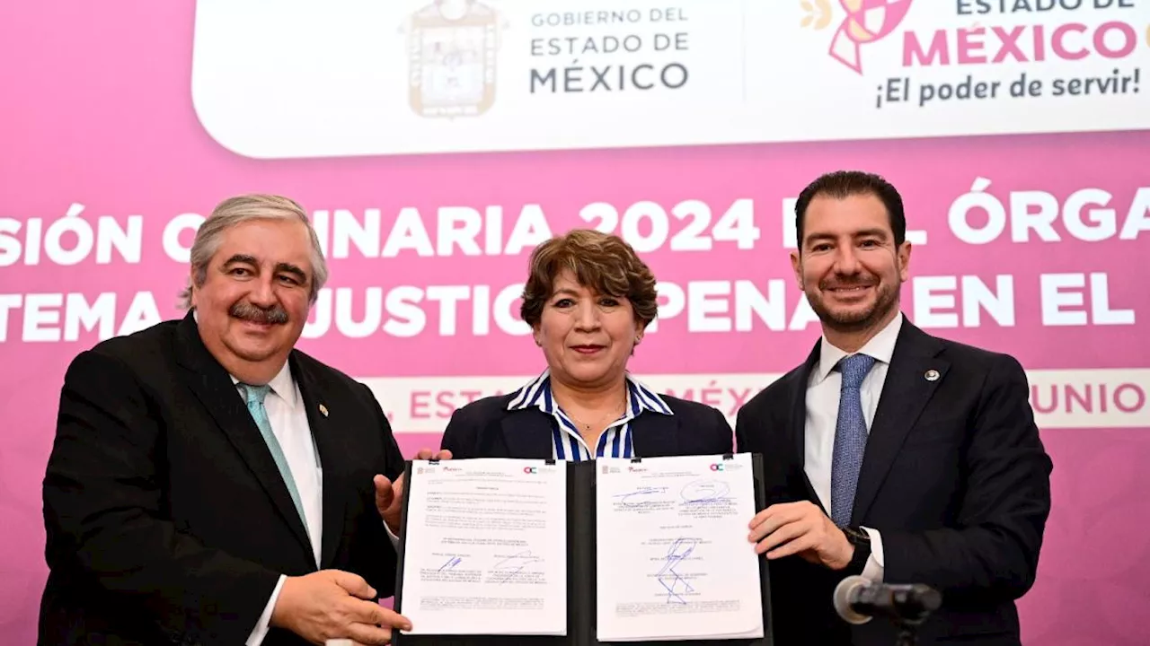 Gobernadora Delfina Gómez Álvarez fortalece el sistema de justicia penal en el Estado de México