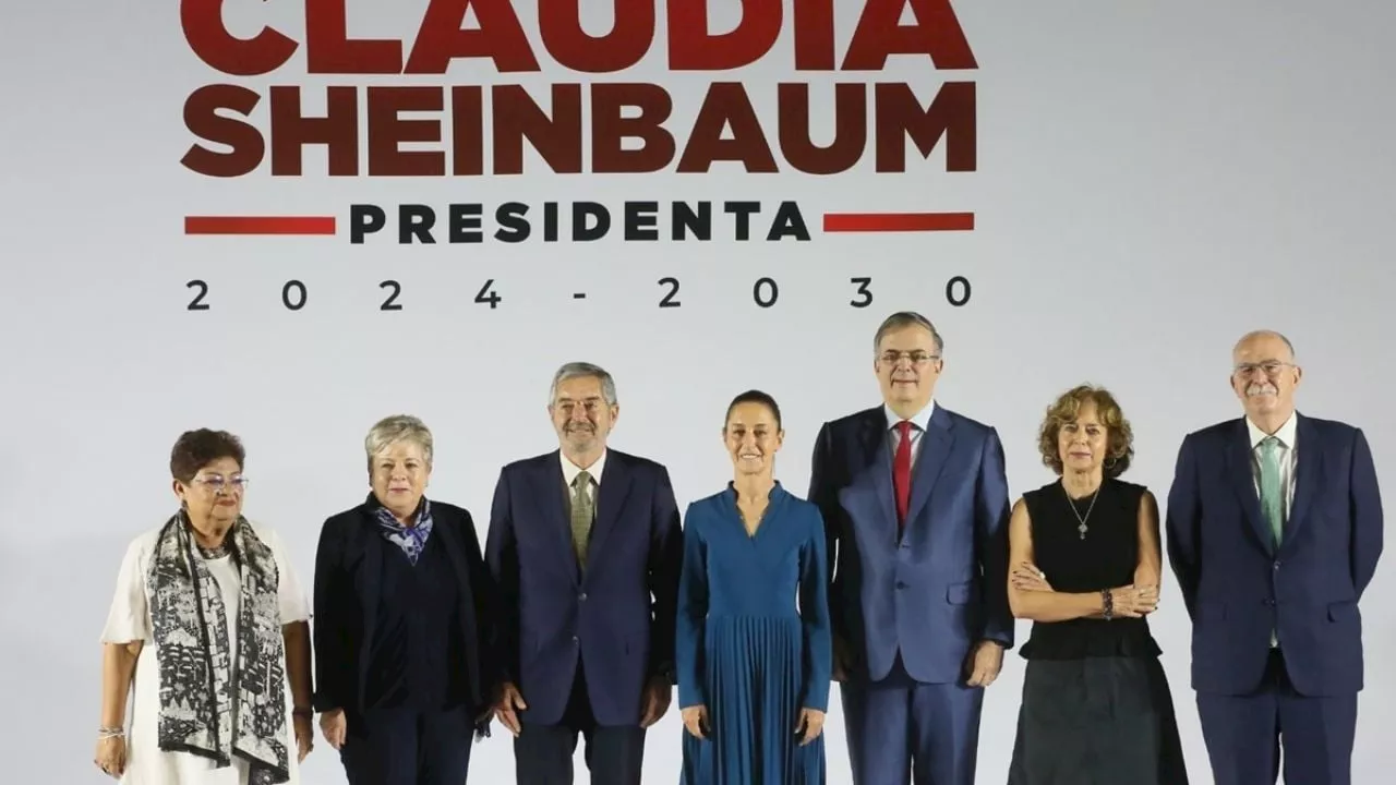 Claudia Sheinbaum presenta sus primeros 6 miembros de gabinete