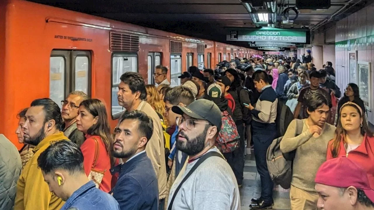 METRO CDMX: Línea B con caos esta mañana por lluvias en estas estaciones