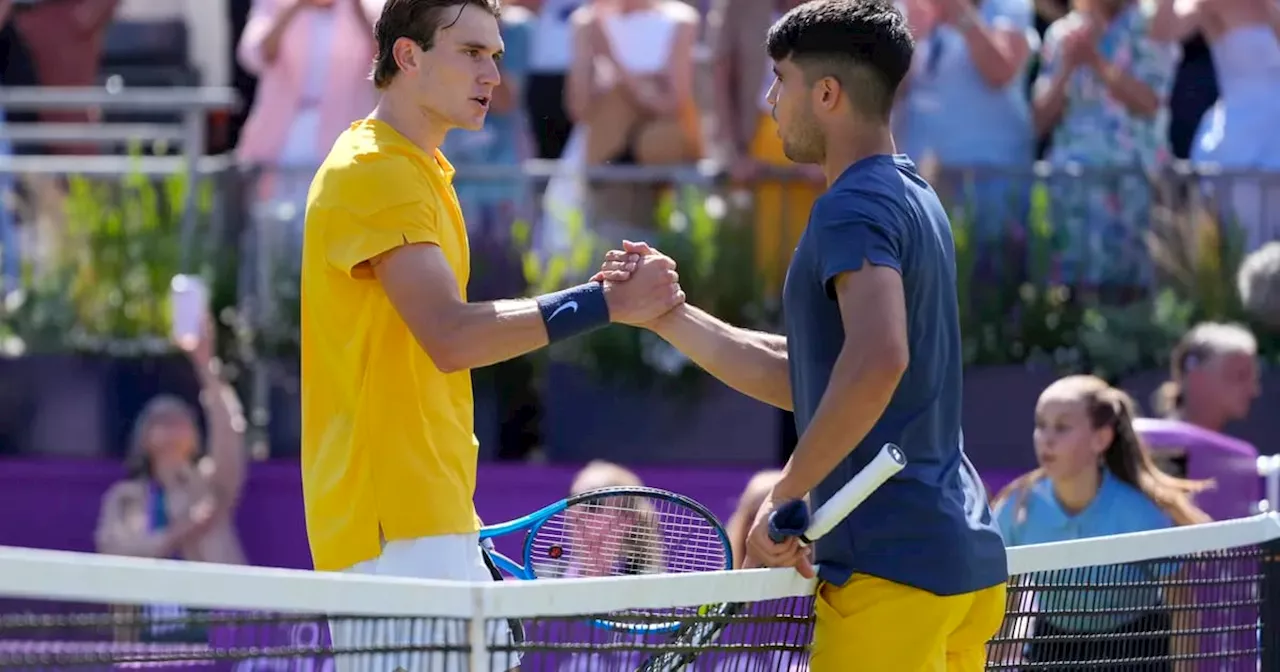 Se acaba la preparación de Alcaraz para Wimbledon tras quedar eliminado en Queen's Club