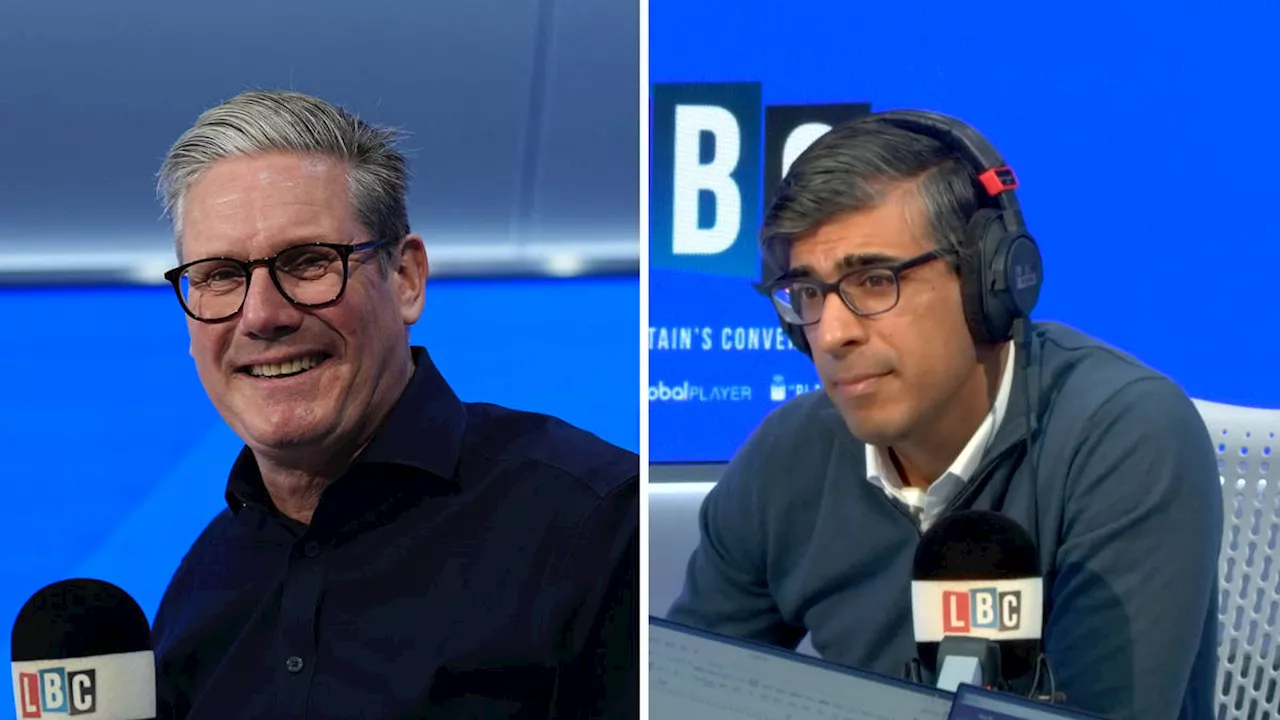 Watch in full: LBC's exclusive phone-in interviews with Sir Keir Starmer and Rishi Sunak