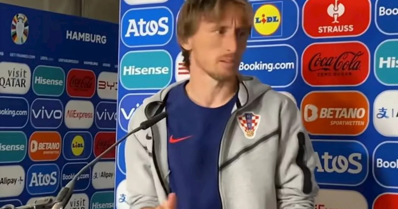 Euro 2024, Luka Modric impazzisce per una domanda su Italia-Croazia: &#034;Vado via&#034;