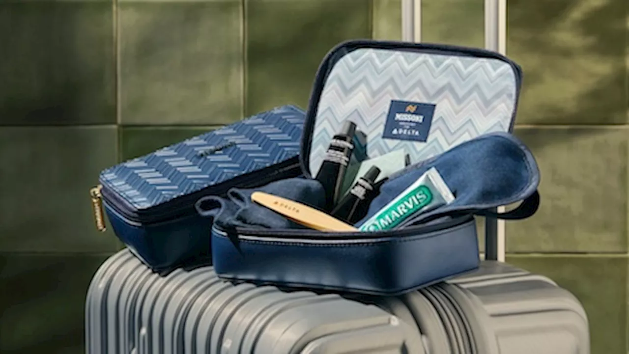 Missoni codesigns in-flight accessories with Delta One