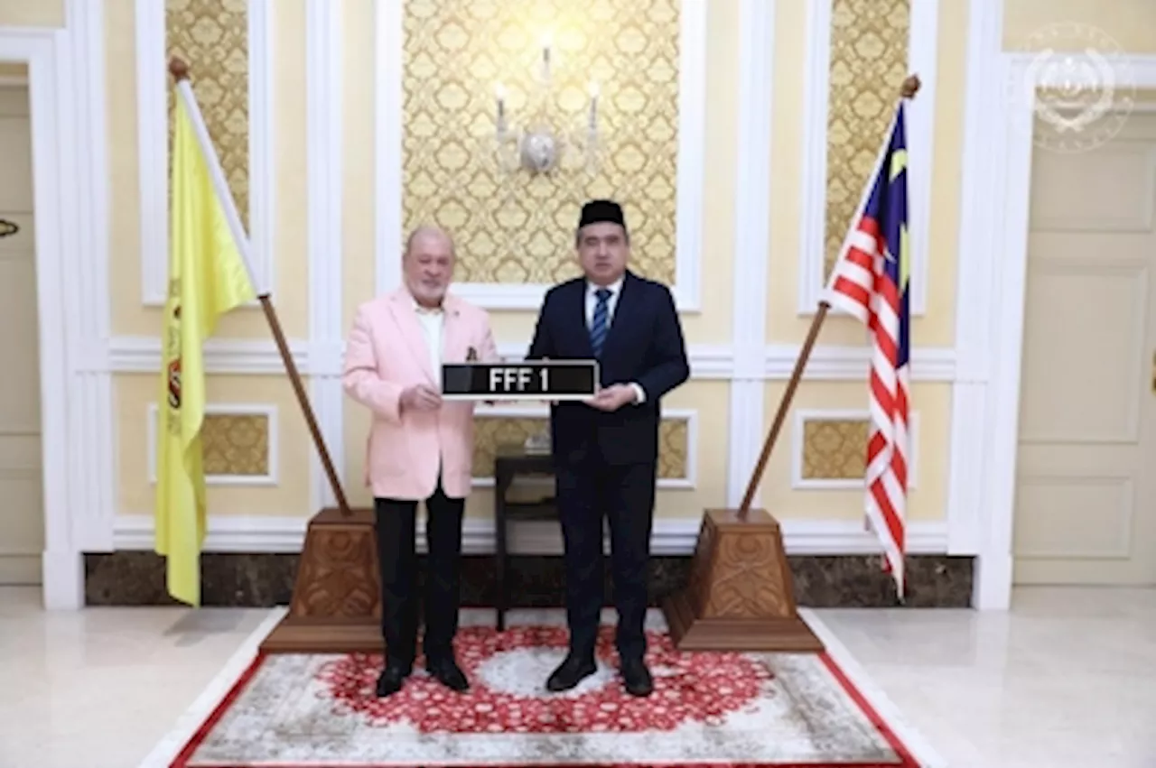 Agong tops own record again with special ‘FFF 1’ number plate, hopes winning RM1.75m bid will benefit public