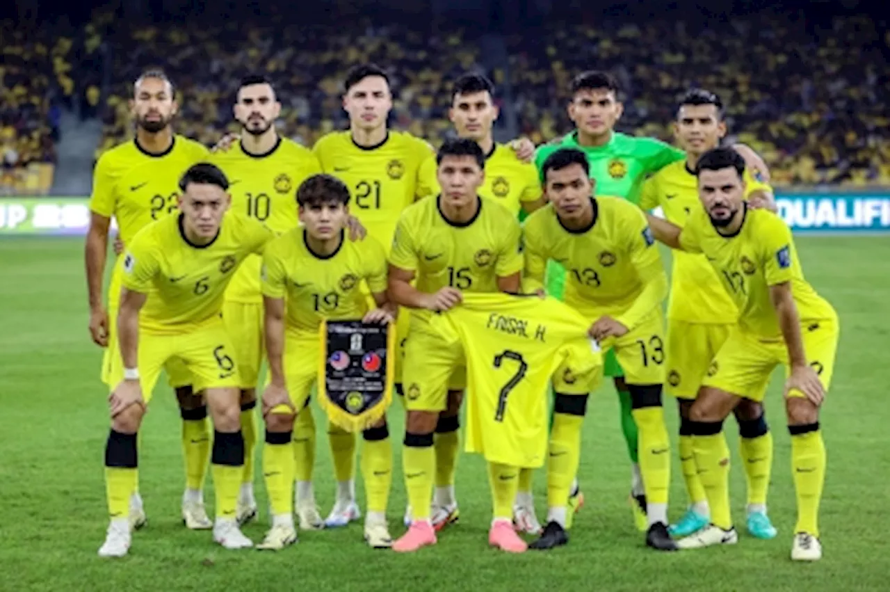 Harimau Malaya climb three spots in Fifa ranking, Thailand in top 100