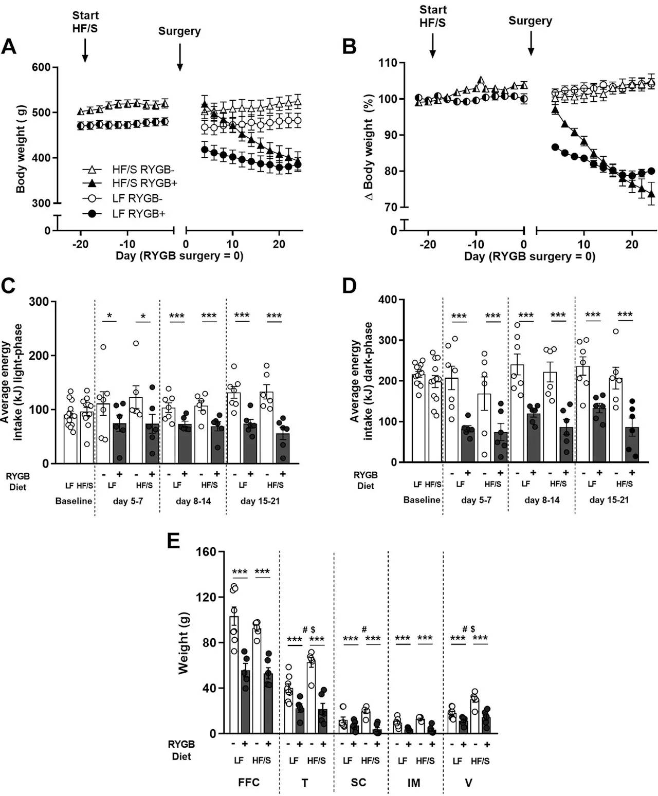 Intake reduction and pre-surgery body weight explain efficacy of weight loss surgery, study shows