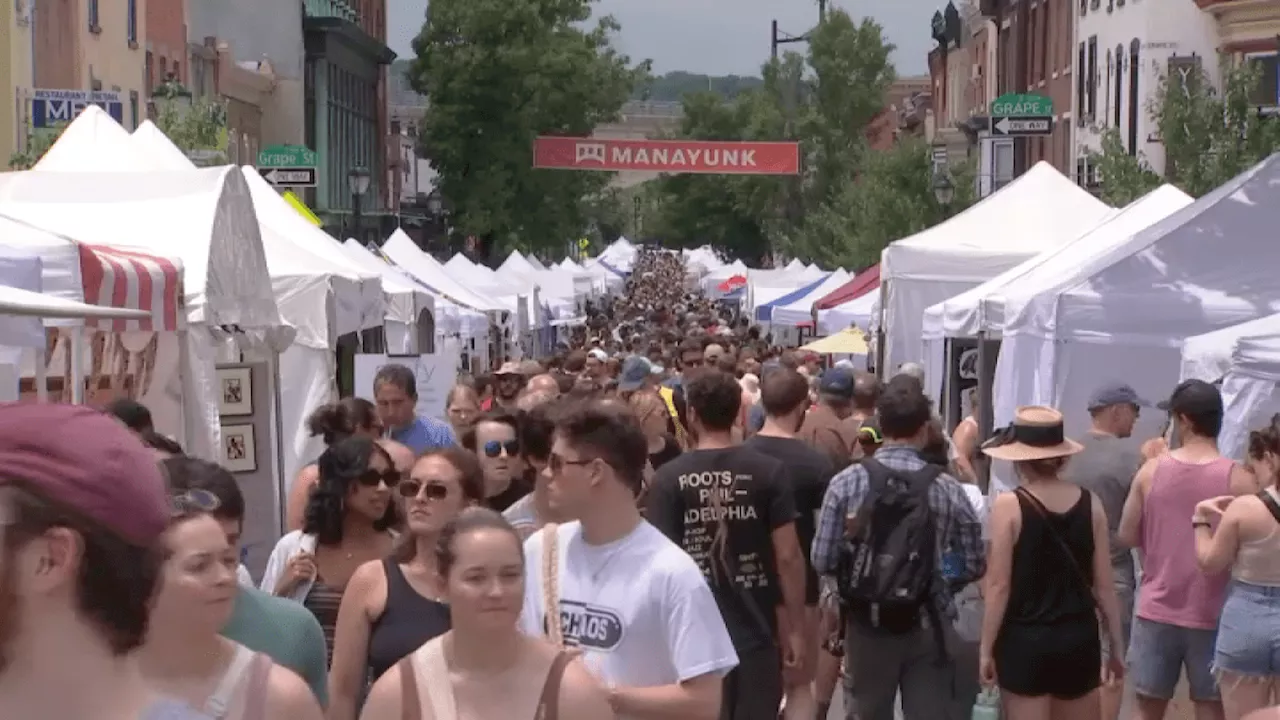 Immerse yourself in fine arts and crafts at the 35th annual Manayunk Arts Festival