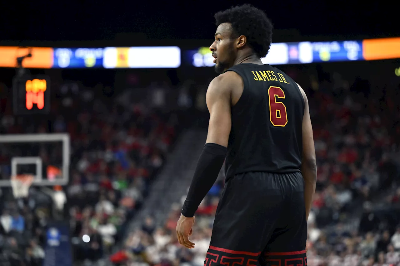 At Least 5 Teams Showing Interest in Bronny James as NBA Draft Nears