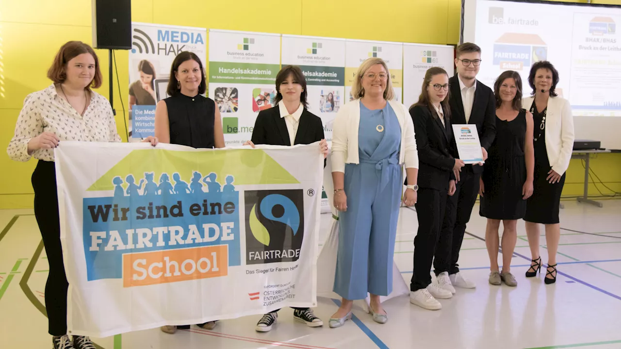 Brucker HAK für Fairtrade-Projekt ausgezeichnet