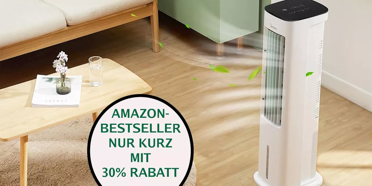 Bestseller k&uuml;hlt effektiv mit Wasser und K&uuml;hlakkus! Amazon bl&auml;st mobiles Klimager&auml;t f&uuml;r 89,99&euro; raus