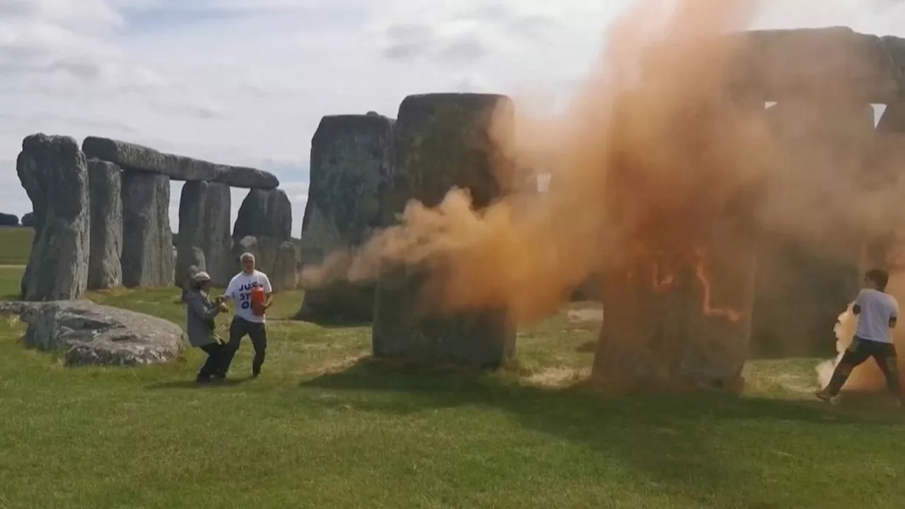 Stonehenge niet beschadigd door protestactie klimaatactivisten