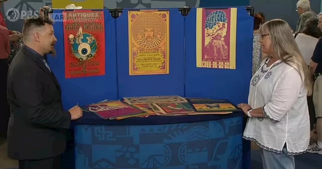 Antiques Roadshow guest in tears over late brother's rock and roll posters